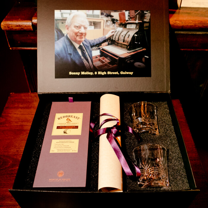 Sonny Molloy's Redbreast 16 Year Old Whiskey Gift Set